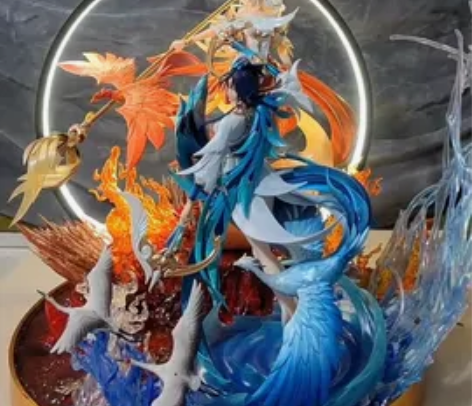 王者荣耀王昭君凤凰于飞虞姬云霓雀翎手办联合...