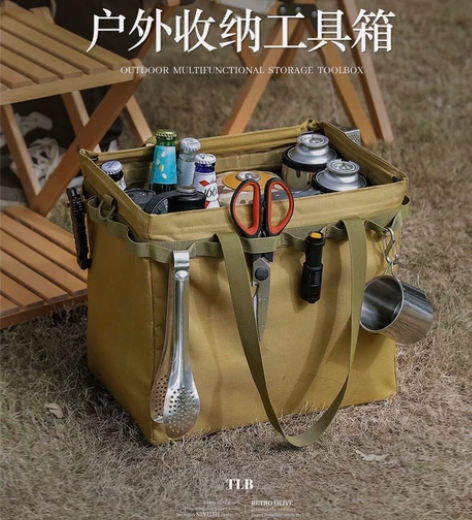 【全新】户外柴火包野营用品大容量便携式露营...