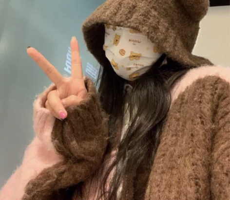 可爱小熊毛绒帽 感兴趣的话点“我想要”和我...