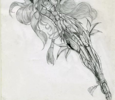 #素描速写#铅笔临摹神圣传说双鱼座 工笔画...