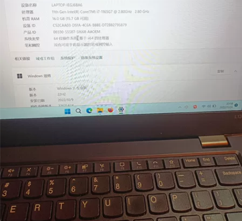 thinkpad L13 gen2  i7...