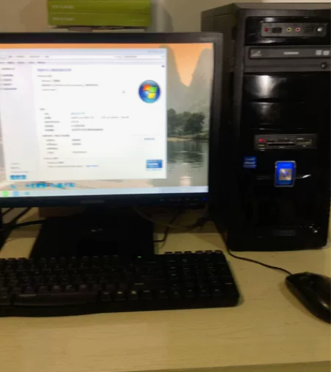 电脑/台式机电脑/华硕电脑 主机显示器运行...