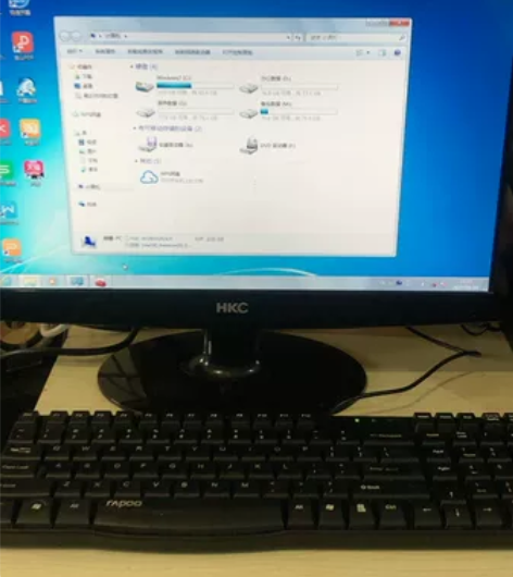 电脑/台式机电脑/华硕电脑 主机显示器运行...
