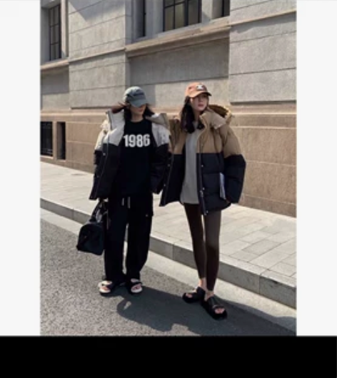 周淼ZHOUMIAO 加绒工装卫裤时尚宽松...