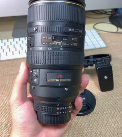 自用闲置尼康80-400一代长焦镜头一枚 ...