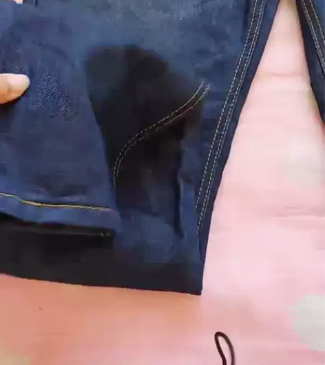 春秋款男士直筒青春流行牛仔裤 服饰工艺:水...