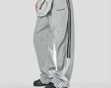 MMBBT 夏季新款街头垂感宽松休闲裤女复...