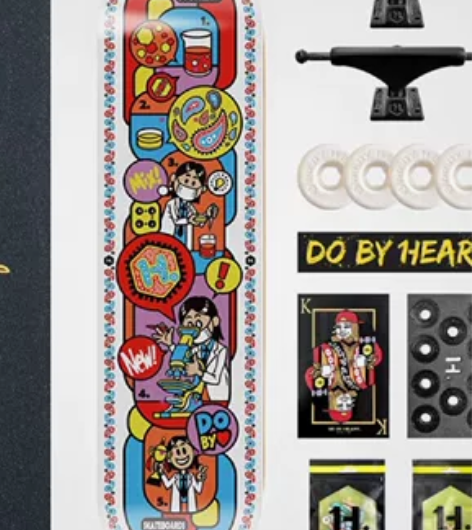 出dbh滑板实验室这款。我真的对滑板没兴趣...