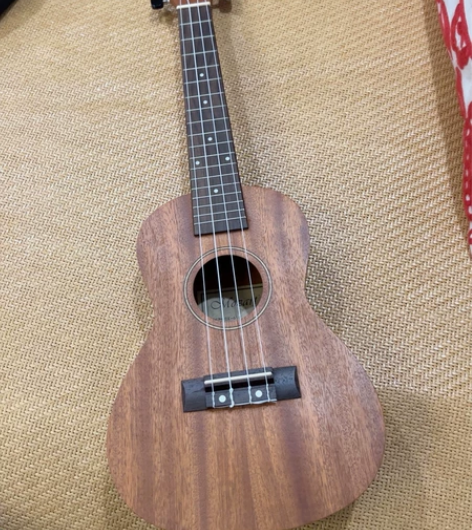 尤克里里 桃花心木 全新的没时间练琴,内含...