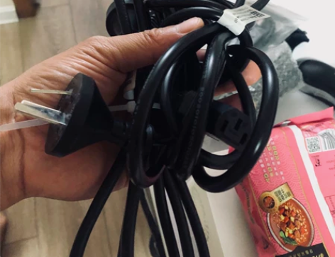 3米10A电源线，方口，国标机房计算机设备...