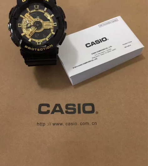 卡西欧 电子手表 黑金 便宜卖 货量不多 ...