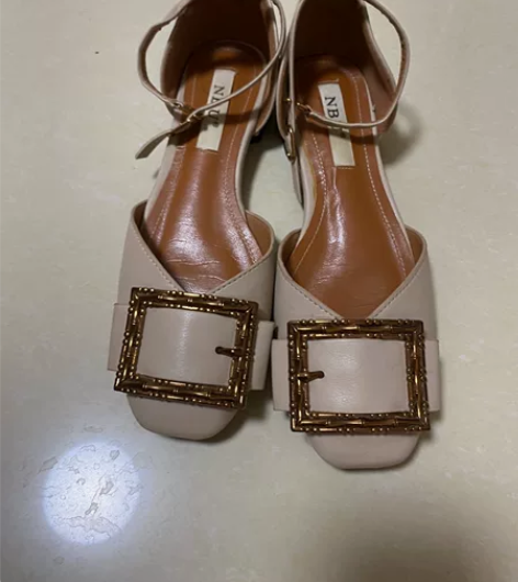 米色 公主鞋 舒适平底单鞋 闲置的 质量很...