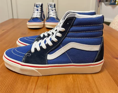 正品Vans sk8 高帮休闲板鞋 37/...