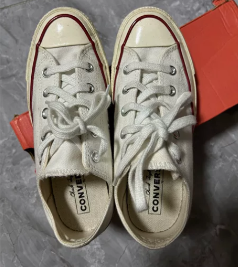 Converse匡威1970s三星标白色高...