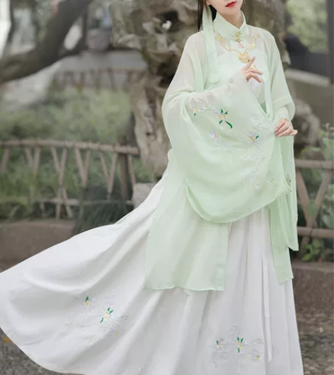 御篇【琼姝】明制对襟立领长衫三件套 s码...