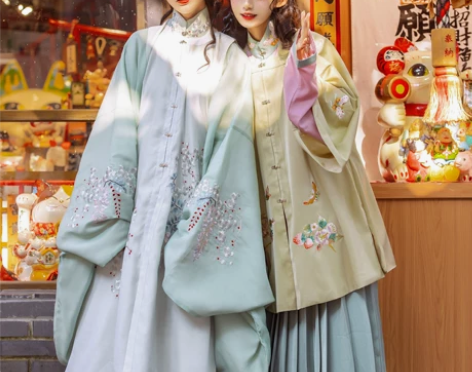 司南阁原创【紫藤物语】汉服女款明制立领斜襟...