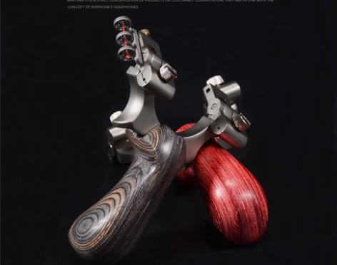 弾弓龙舌高精准度快压扁皮弹弓不锈钢大威力龙...