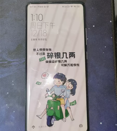 小米MIX4 99新使用不到一年,贴膜戴壳...