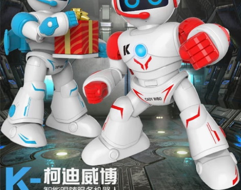 【女王价】遥控机器人玩具会跳舞智能语音对话...