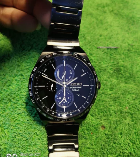精工光动能手表355包邮。精工V195-O...