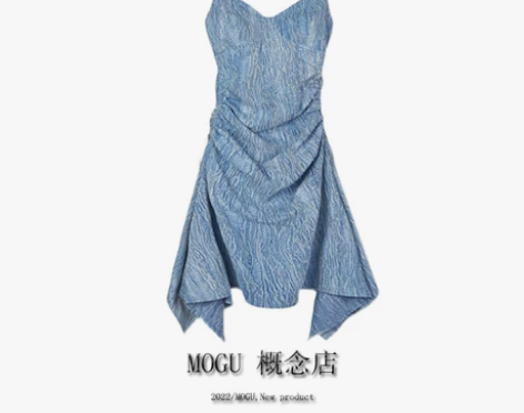 一线大品牌折扣外贸清仓捡漏牛仔链条抽绳吊带...