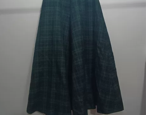 古着日本制百分百羊毛半身裙长裙伞裙大摆裙 ...