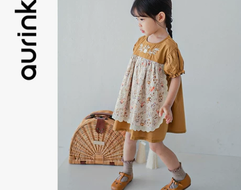 女童连衣裙夏季女宝宝薄款洋气纯棉田园风公主...