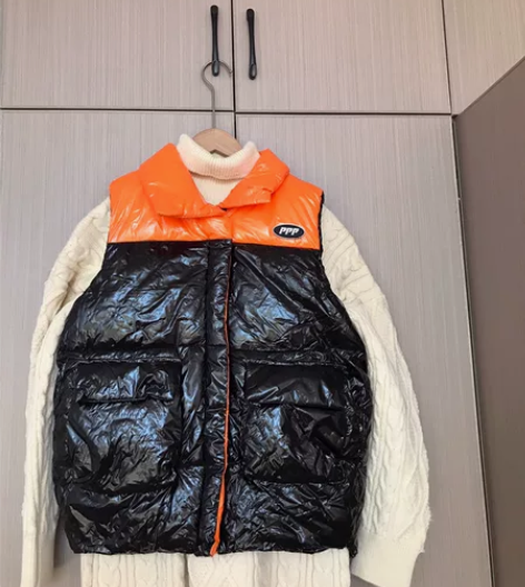 全新男女童中性风羽绒棉马甲男大童马甲女大童...