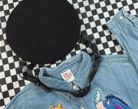 包邮土酷少女INS暴力萝莉LOLITA下巴...