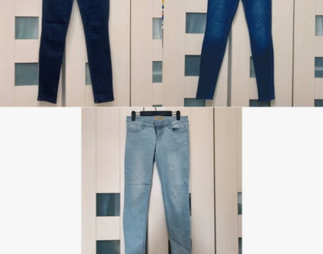 Guess牛仔裤 power skinny...