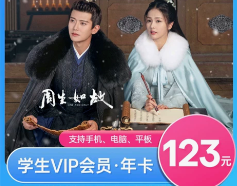 爱奇艺会员 学生专享学生VIP年卡12