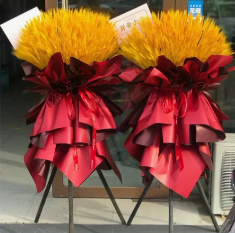 大麦开业花篮开业大吉-送朋友开业鲜花庆典乔...