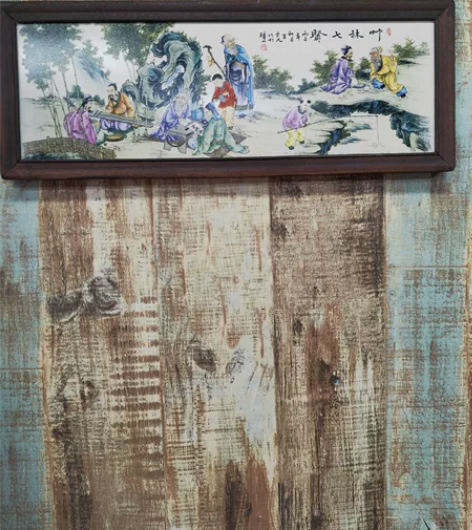 瓷板画工艺品画的不错漂亮好看可以挂家里送朋...