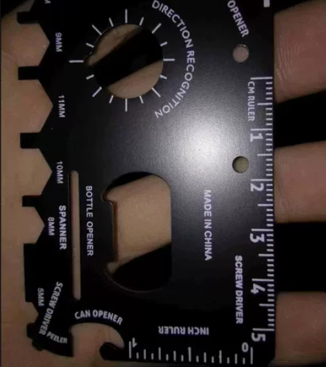 户外工具卡 多功能工具卡组合工具卡军刀卡户...