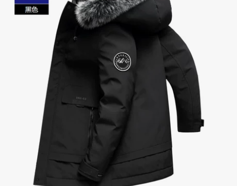 【狂欢价】罗蒙男士中长款羽绒服2021冬季...