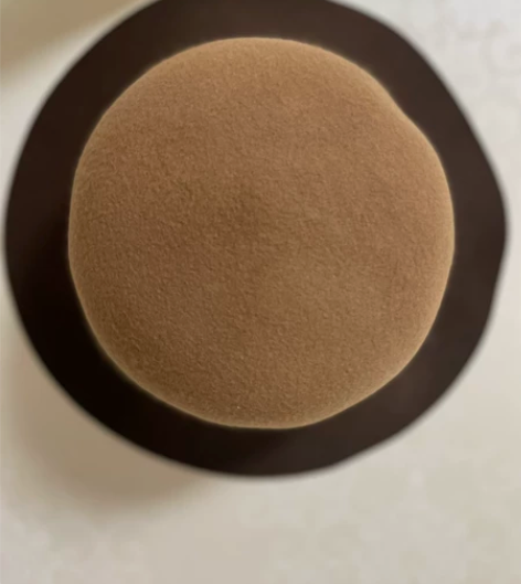 毛呢帽子 礼帽 网红新款羊毛呢礼帽女秋冬季...