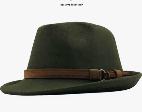 fedora hat爵士帽美式复古礼帽时尚...
