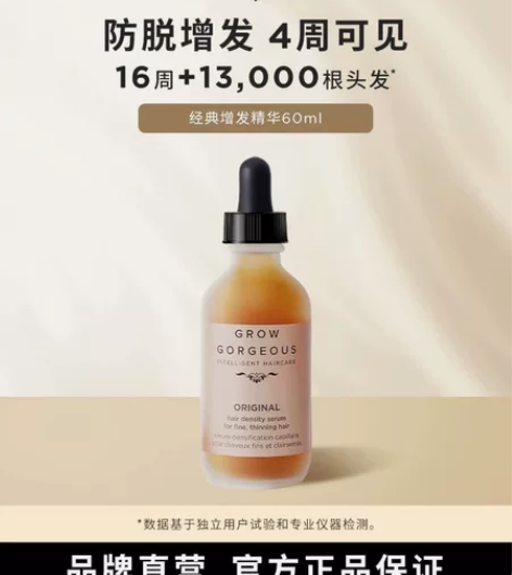 GrowGorgeous增发精华60ml经...