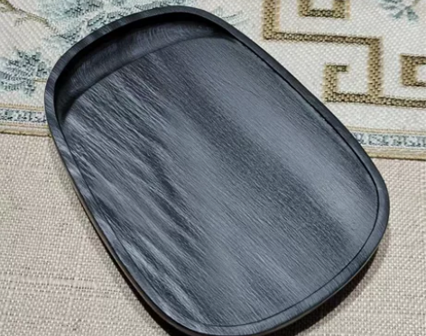 中国歙砚龙尾山老坑之素雅文房砚刀锋砚 眉子...