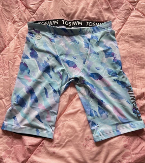 TOSWIM泳裤男专业五分游泳裤男士泳衣防...