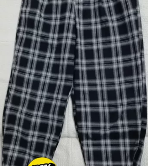 全新无吊牌，仅试穿，黑白格 加绒 宽松 休...