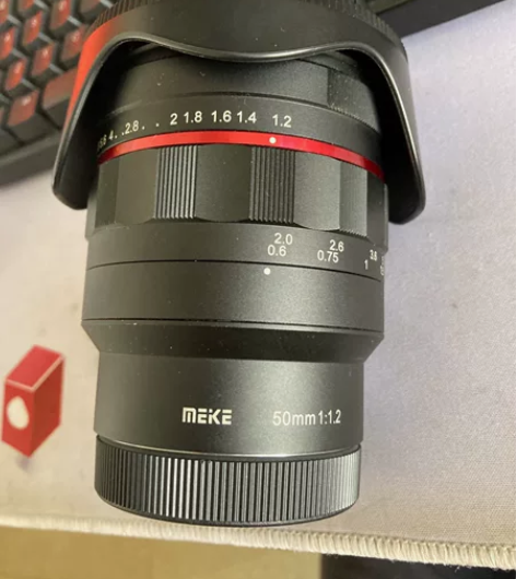 美科50mm f1.2大光圈手动镜头，松下...