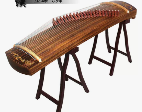 小古筝1.25m21弦便携式古筝，民宿用来...
