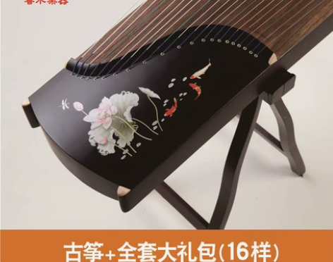 ?善水古筝 初学者入门。买来后练了一个月就...