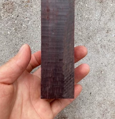 大叶紫檀卢氏黑黄檀二胡杆子料高密度带星非常...