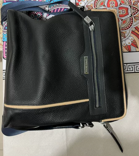 闲置物品，男士单肩包，商务休闲，柔软型，背...