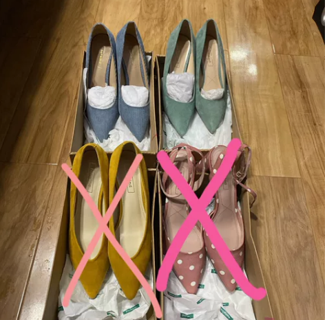 热风高跟单鞋36码 都是36码、全新、尽试...