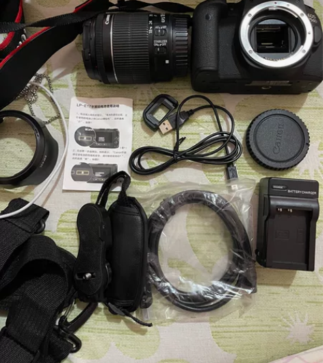 佳能单反EOS70D 自用款 几乎全新 感...