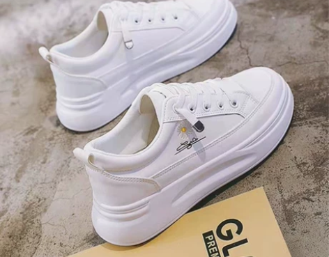 全新厚底增高小白鞋小码女鞋33 34 单鞋...