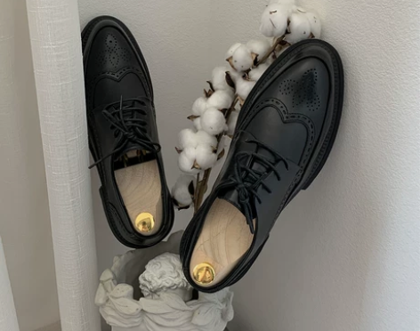 抱走推土机男士商务正装黑色雕花皮鞋韩版布洛...